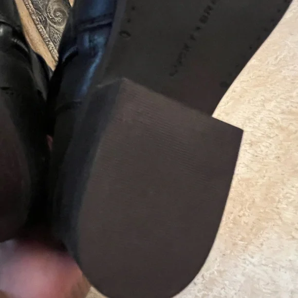 NEW - Lucky Brand LK-Katrina Black Leather Boots - MSRP $174 - Picture 5 of 9